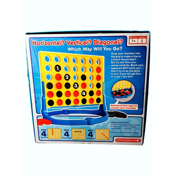 VTG Game Connect 4 Milton Bradley 100% Complete 1st Collection Frame Upgrade VG+ - Picture 5 of 8